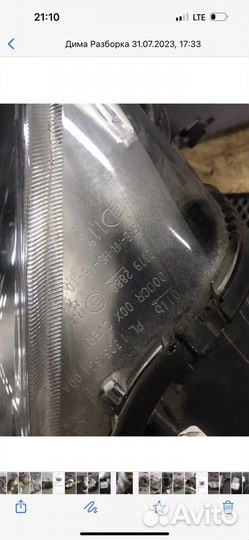 Фара левая mini cooper countryman