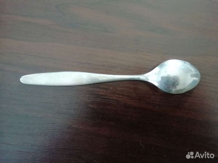 Ложка. Чайная. Набор. 6 шт. Мельхиор. СССР