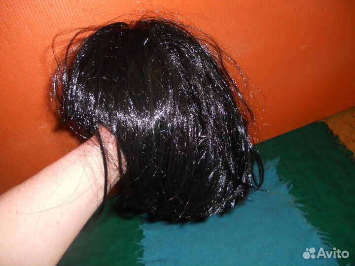 Парик женский чёрный пряди отдельно самовывоз