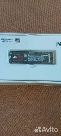 250 гб SSD M.2 Samsung 980 PRO