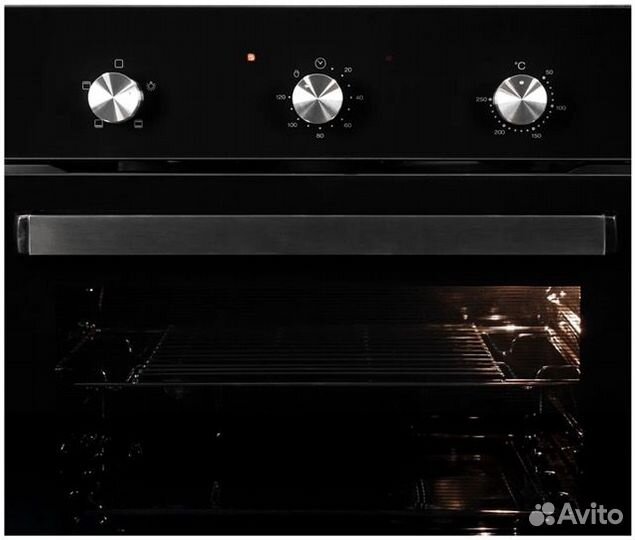 Электрический духовой шкаф LEX EDM 041 BL, черный