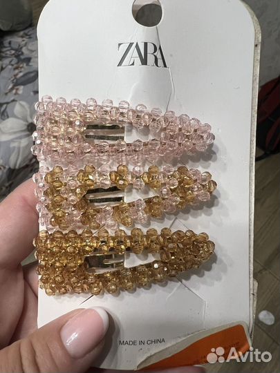 Заколки zara новые