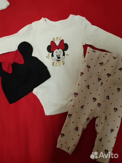 Микки маус костюм для новорождённых