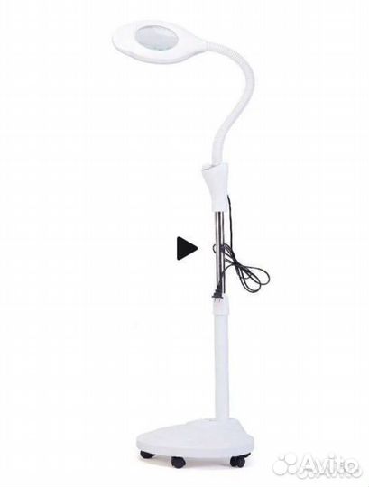 Лампа лупа напольная бу