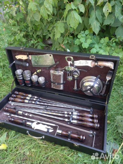 Набор шампуров в кейсе