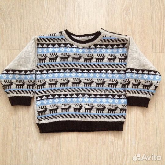 Свитер для мальчика р.86-92