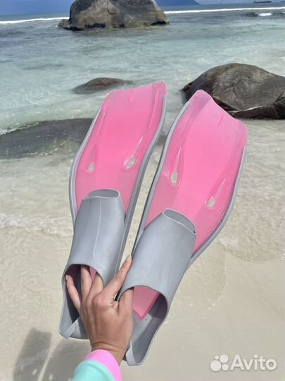 Ласты для плавания 38 39 + маска с трубкой