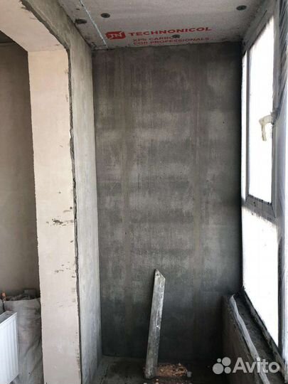 Штукатурка стен под обои