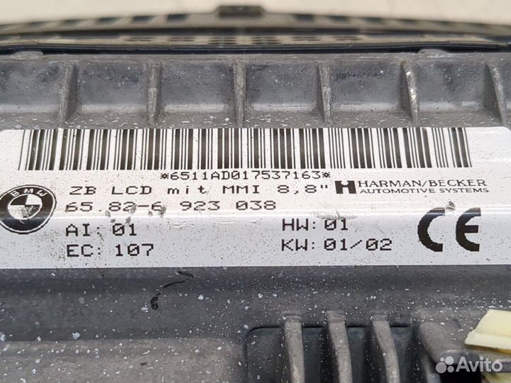 Дисплей компьютера BMW 7 E65, 2002