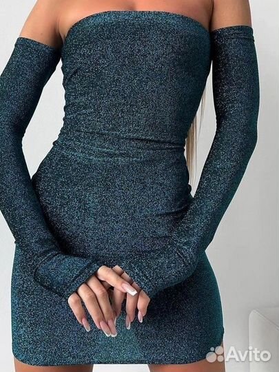 Новое женское платье сверкающие р. 42