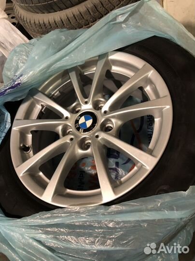 Диски бмв 1 и 3 серии с зимней резиной