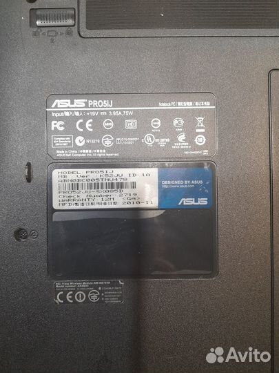 Ноутбук asus