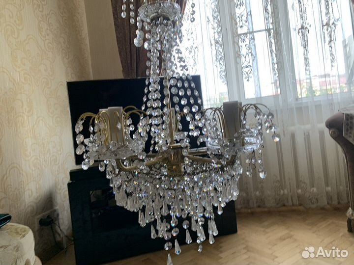 Люстра хрустальная чехия