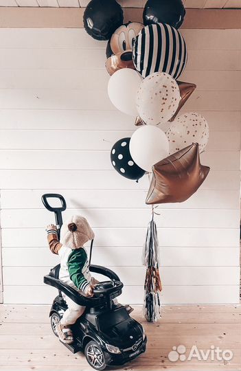 Детская машинка каталка mercedes