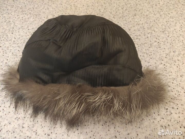 Шапка чернобурка