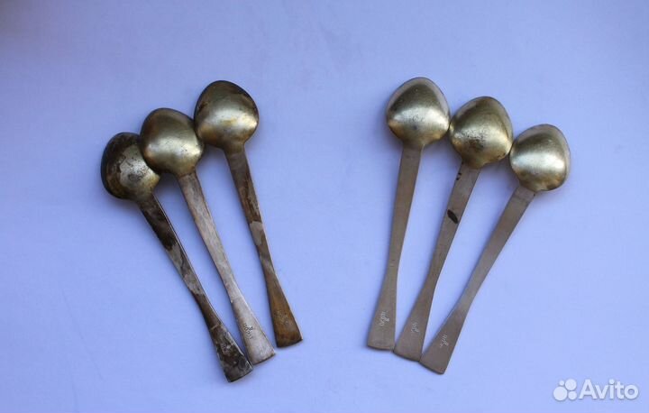 Ложки кофейные мельхиоровые СССР Таллинский завод