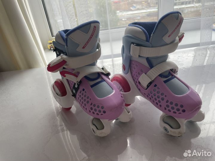 Роликовые коньки детские раздвижные 29-32