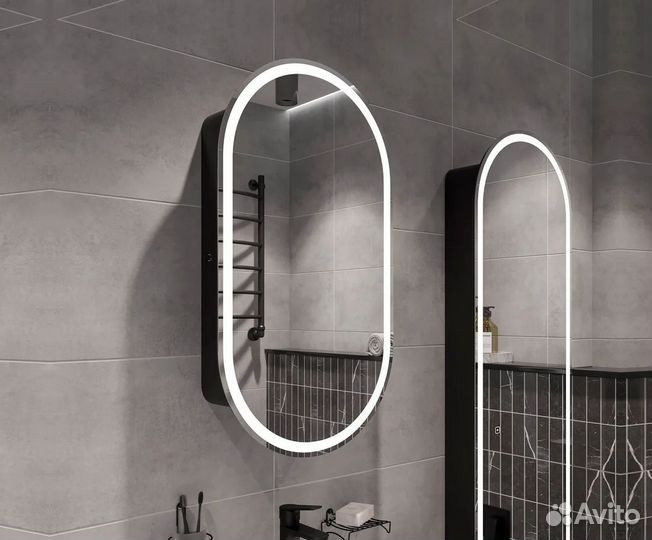 Зеркальный шкаф в ванную