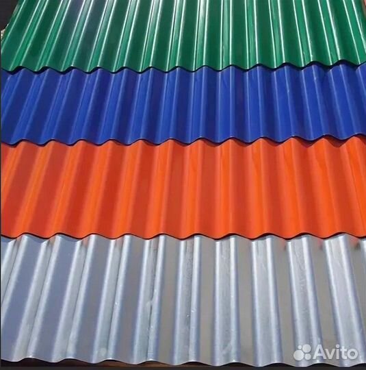 Профнастил цветной для крыши р/м2