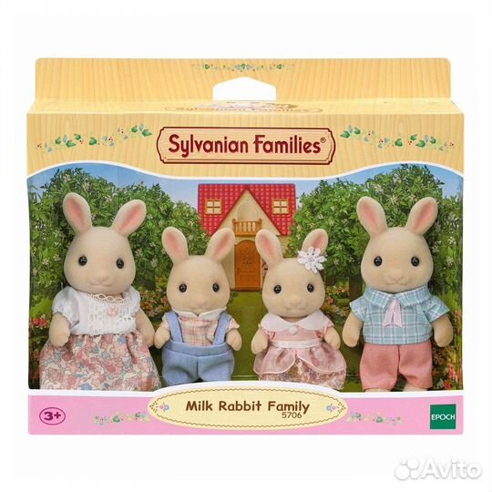 Набор Sylvanian Families Семья молочных кроликов