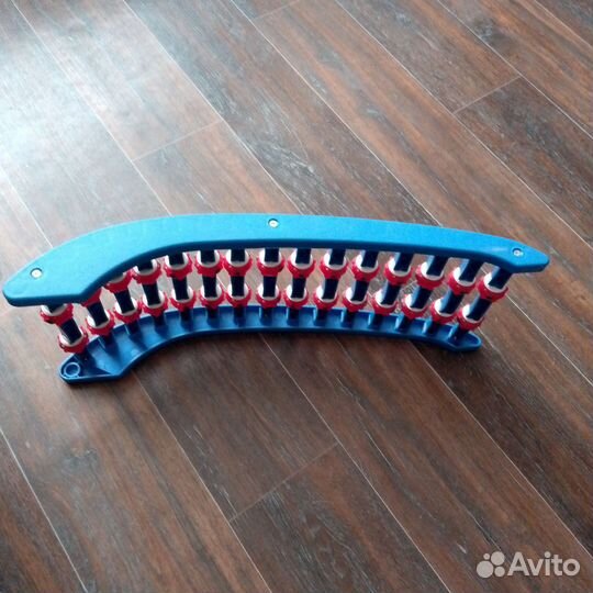 Мостик массажер для спины с роликами и магнитами