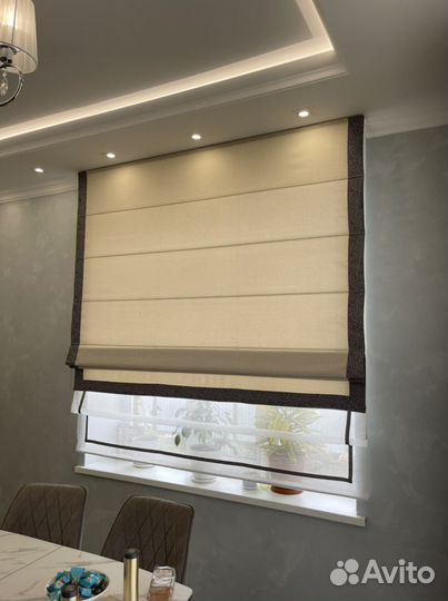 Двойная римская штора эксклюзив