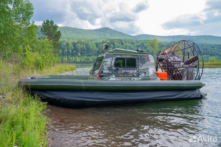Аэролодка Север Охотник 650К2 с пробегом