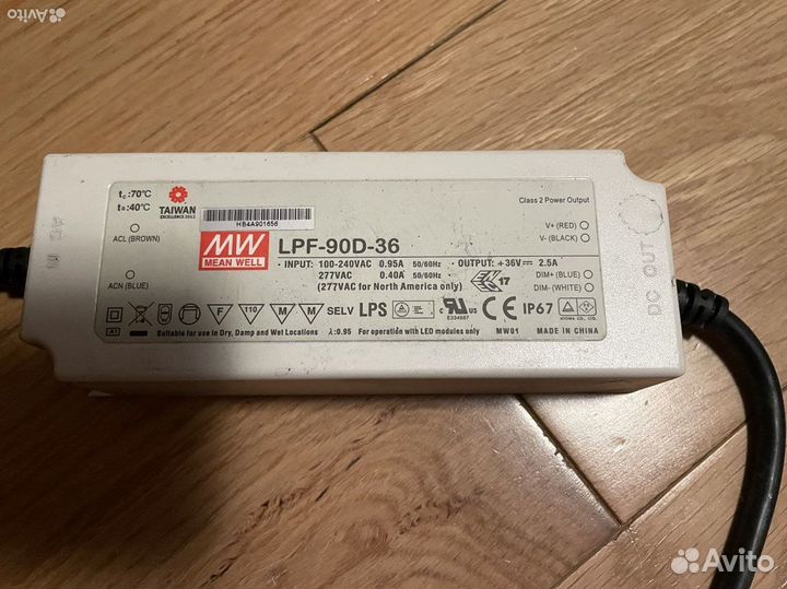 Блок питания Mean Well LPF-90D-36, 36вольт