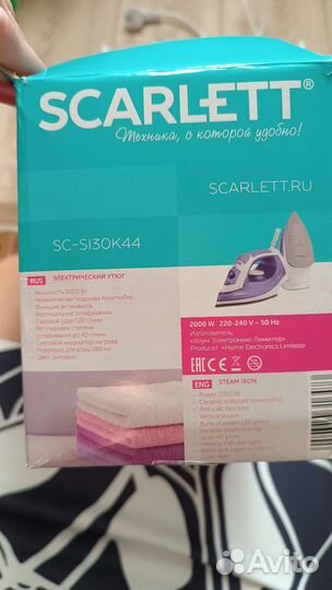 Утюг scarlett
