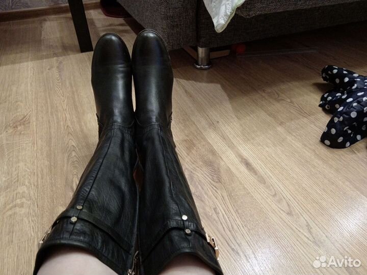 Сапоги женские натуральная кожа италия