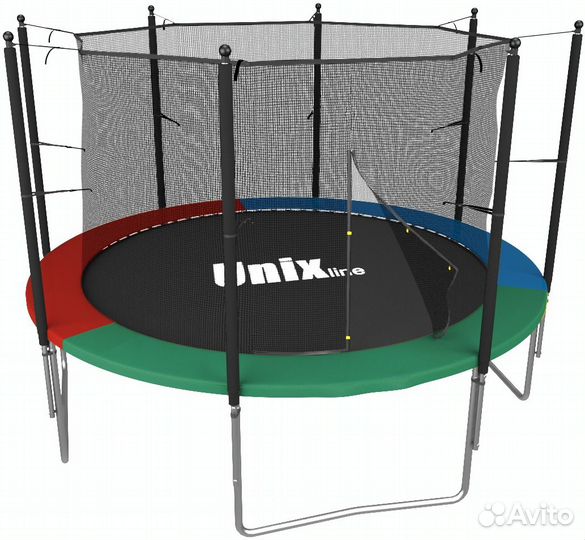 Батут unix Line Simple 8 ft Color (inside)