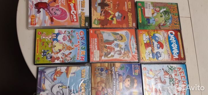 Сказки, мультфильмы на CD