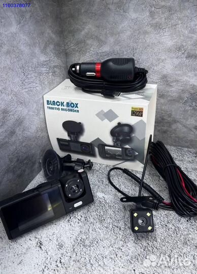 Видео регистратор с тремя камерами. Арт. 190511