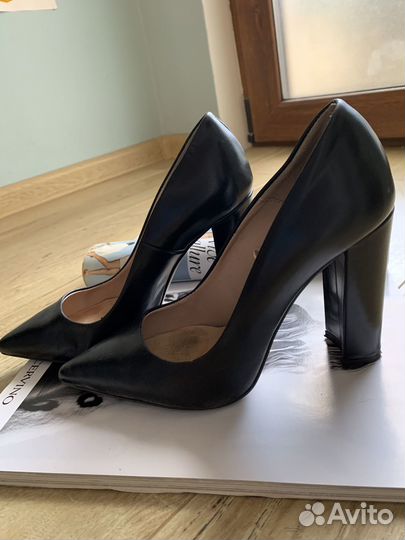 Туфли кожаные Zara