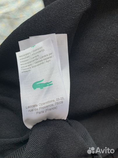 Лонгслив Lacoste полузамок