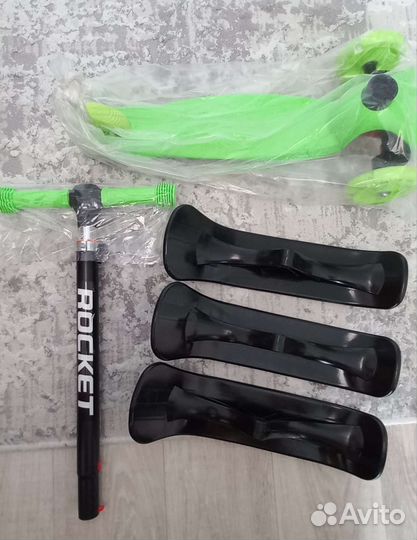 Самокат снегокат 2 в 1