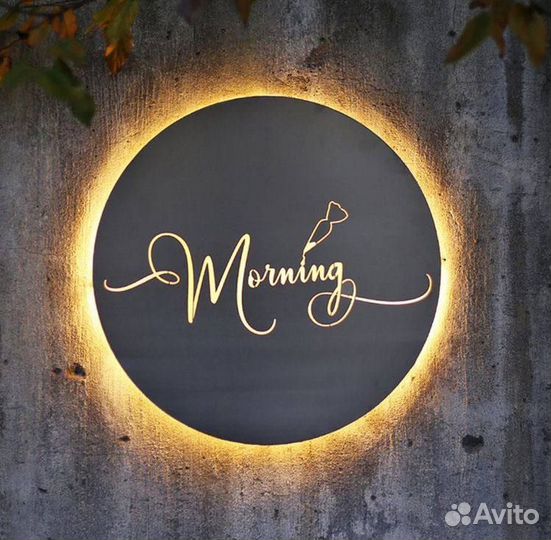 Вывеска, освещение в офис