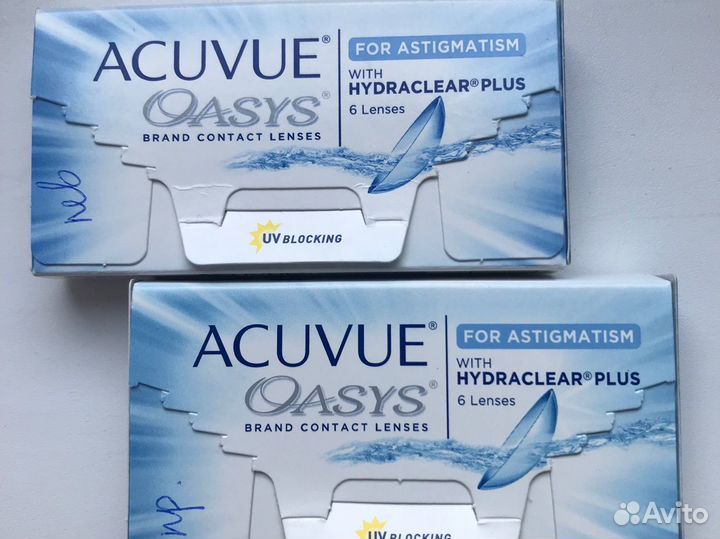 Линзы acuvue oasys for astigmatism