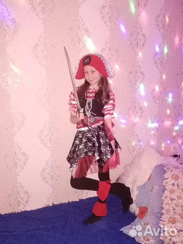 Костюм пирата для девочки