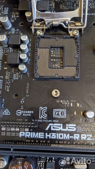 Материнская плата asus prime H310M-R R2.0