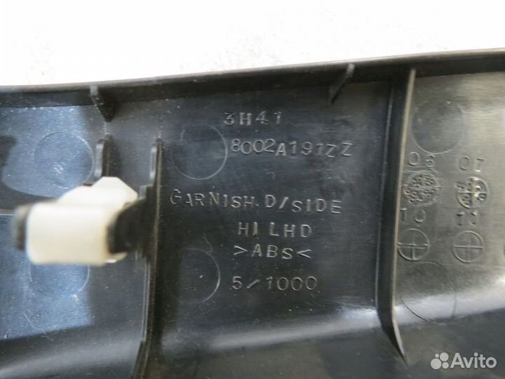 Накладка торпедо Mitsubishi Lancer 10