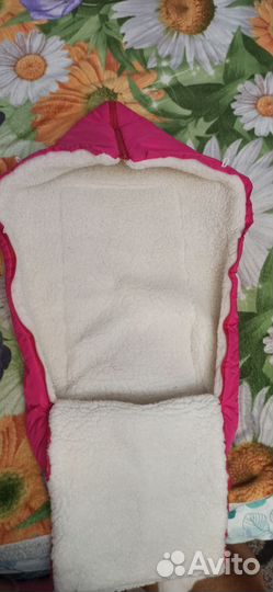 Зимний конверт в коляску