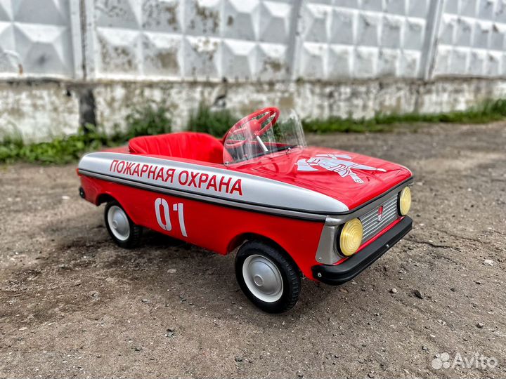 Педальный москвич СССР - пожарная охрана