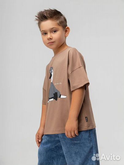 Футболка какао 104-110 Bodo