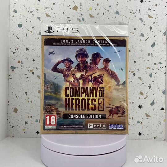 PS5 Company Of Heroes 3 steel Book