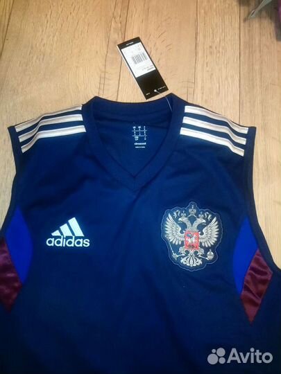 Футболка безрукавка adidas сборной России