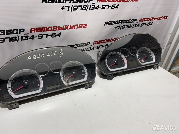 Приборная панель chevrolet aveo
