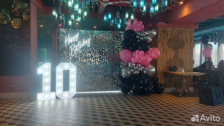 Фотозона из паеток