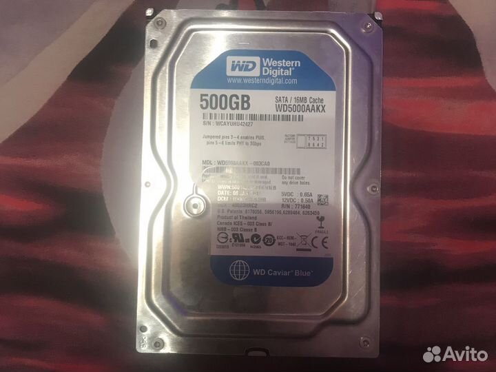 Жесткий диск 500гб