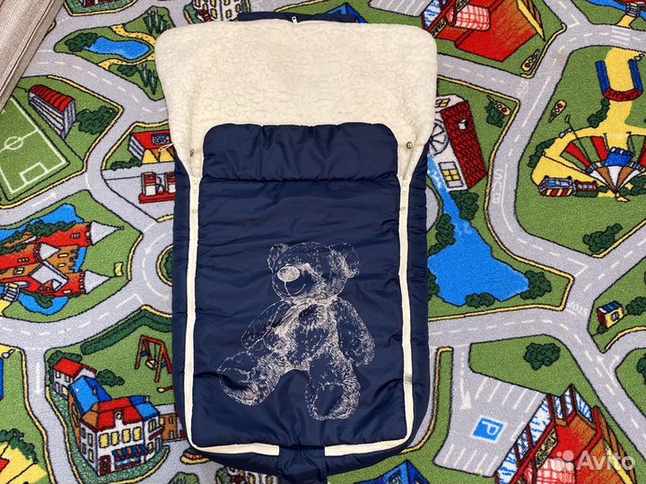 Зимний конверт в коляску